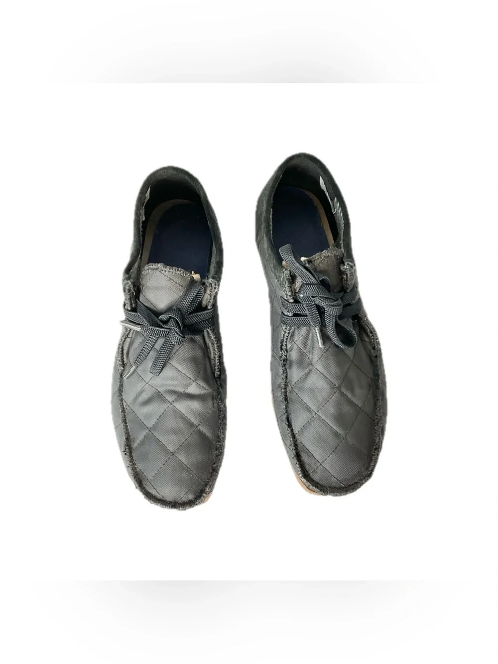 Clarks Quilted Slip-On Loafers in Black Size 8M